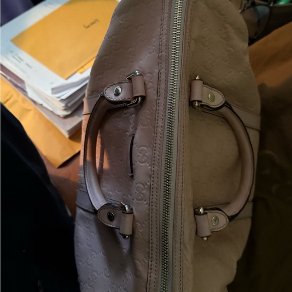 Designer Embossed Leather GUCCI Boston joy bag - Picture 5 of 16